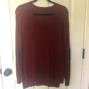 Dark Cherry Red Sweater from The Limited